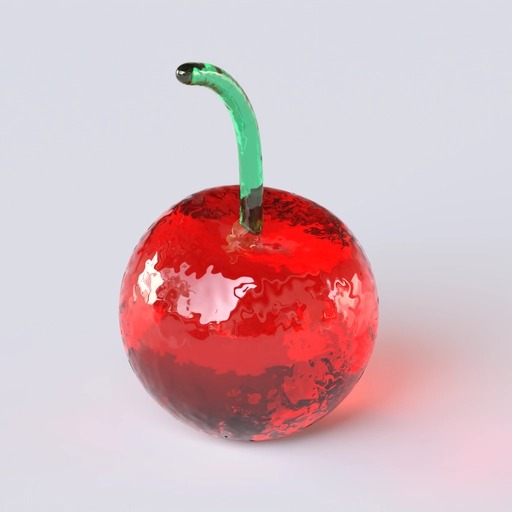 Glass Cherry 3D model