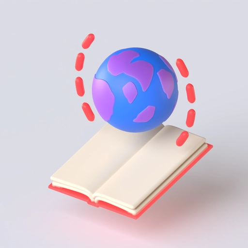Global Education Icon 3D model
