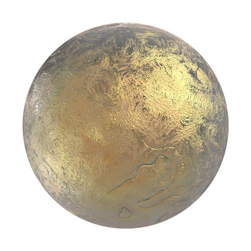 Gold Clay 3D material