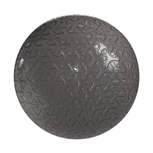 Grainy Plastic With Pattern 3D material
