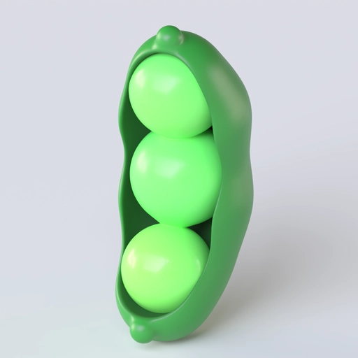 Green Beans 3D model