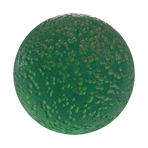 Green Bubble 3D material