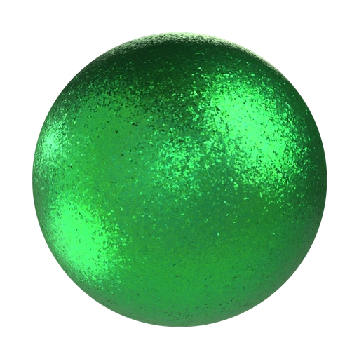 Green Glitter 3D material