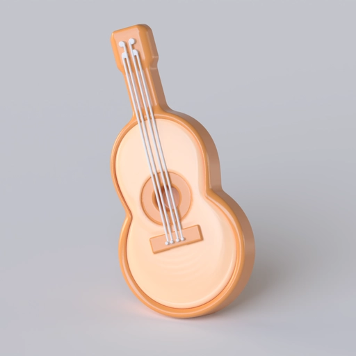 Guitar 3D model