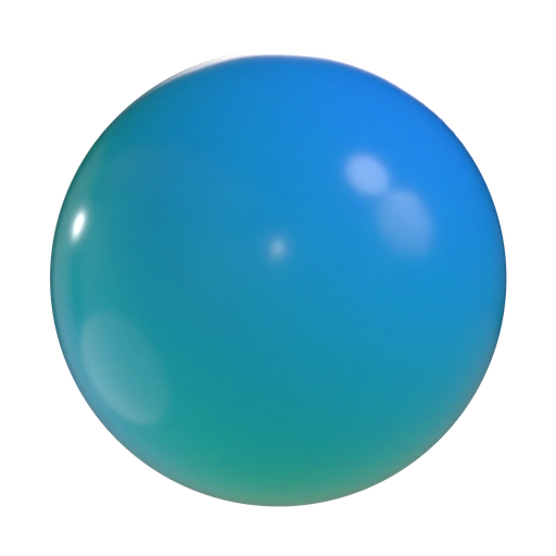 Gummies Blue 3D material