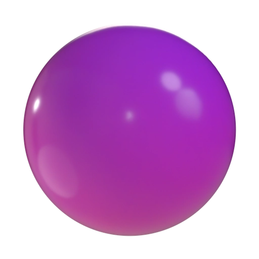 Gummies Purple 3D material