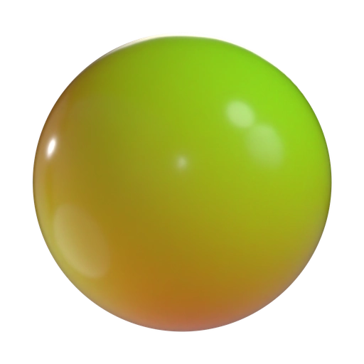 Gummies Yellow 3D material