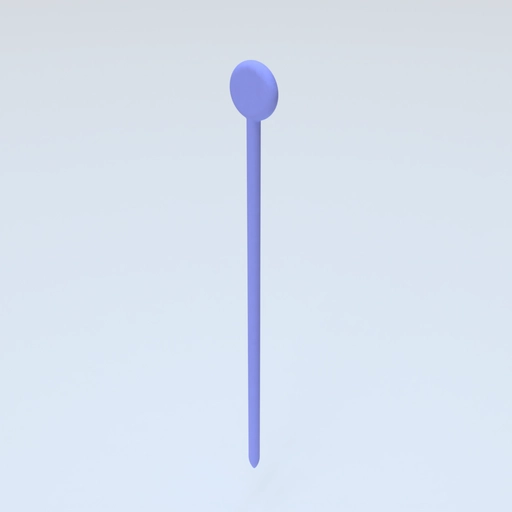 Hair Pin Template 3D model
