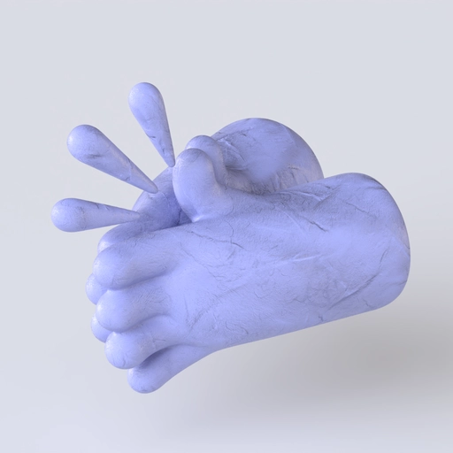 Hand 8 3D model