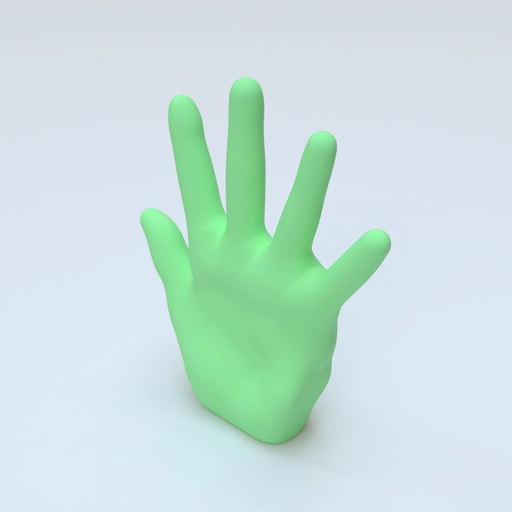 Hand Size 10,5 3D model