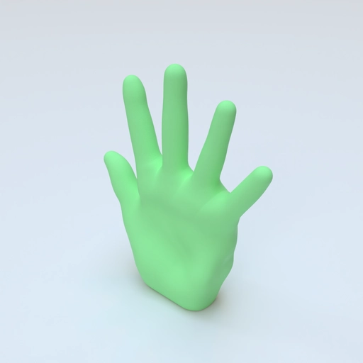 Hand Size 10 3D model