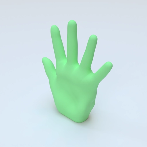 Hand Size 4 3D model