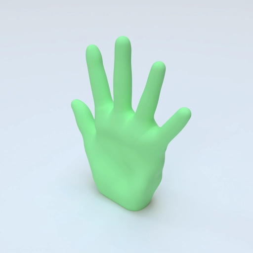 Hand Size 5 3D model