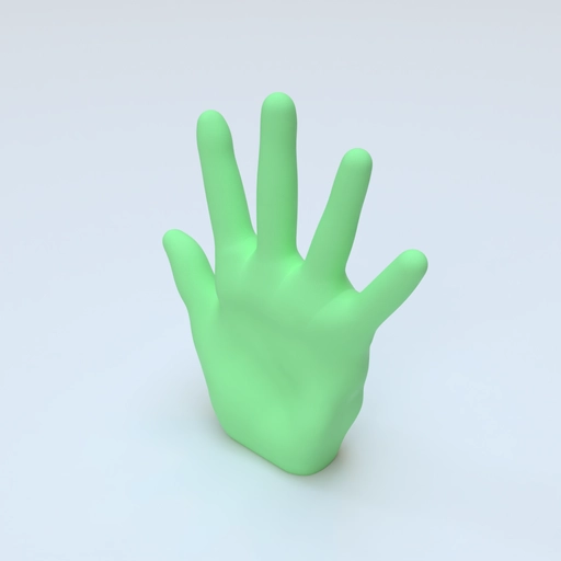 Hand Size 6 3D model