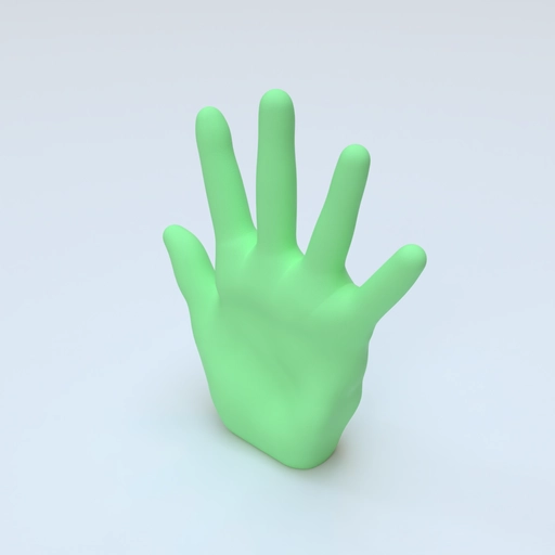 Hand Size 7,5 3D model