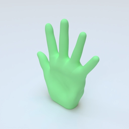 Hand Size 7 3D model