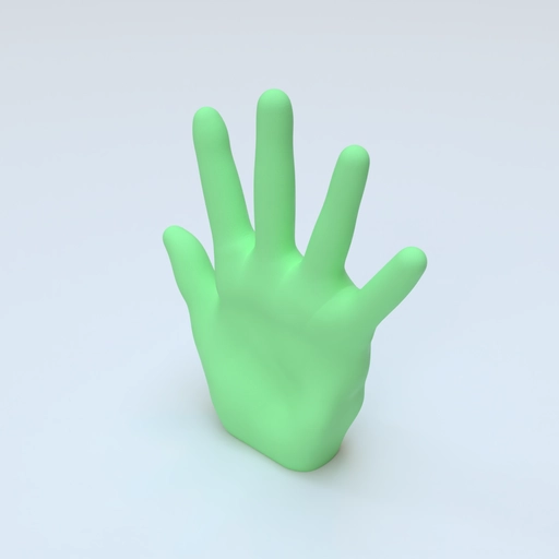 Hand Size 8,5 3D model