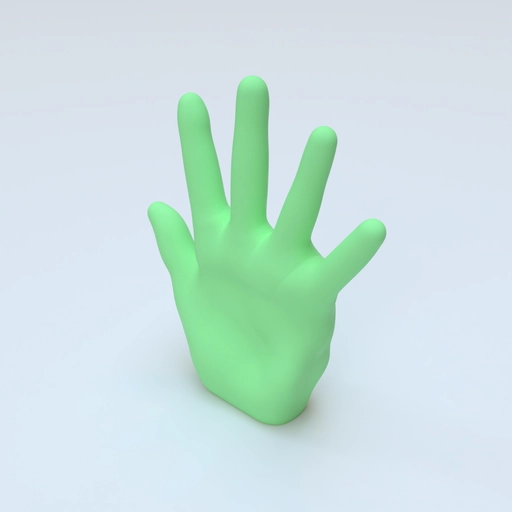 Hand Size 8 3D model
