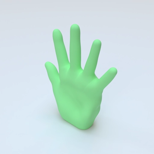 Hand Size 9,5 3D model