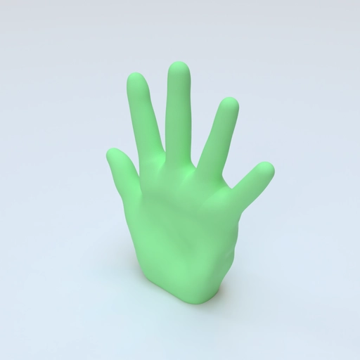 Hand Size 9 3D model