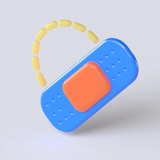 Healing Brush Icon 3D model