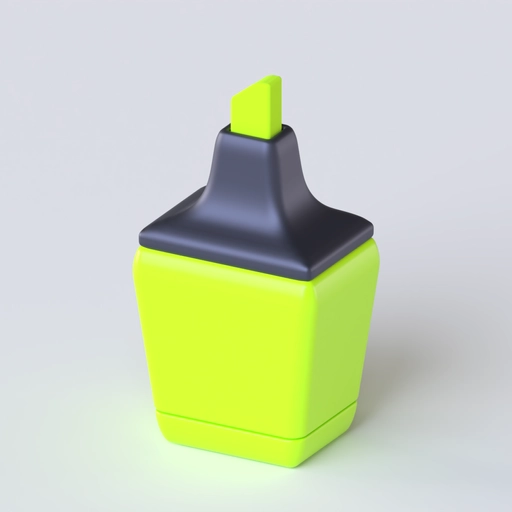 Highlighter 3D model