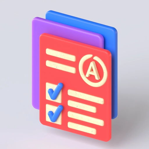 Homework Icon 3D model