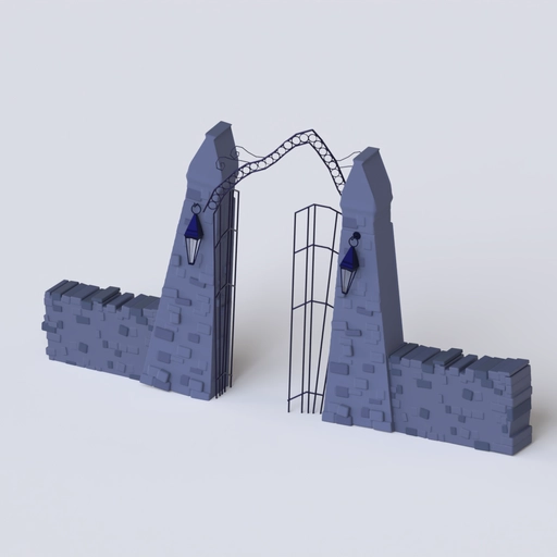 Horror Gate 3D model