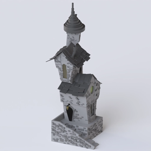 Horror House 3D model