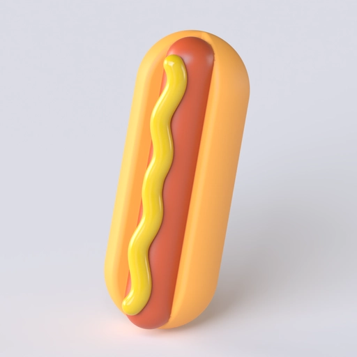 Hot Dog 3D model
