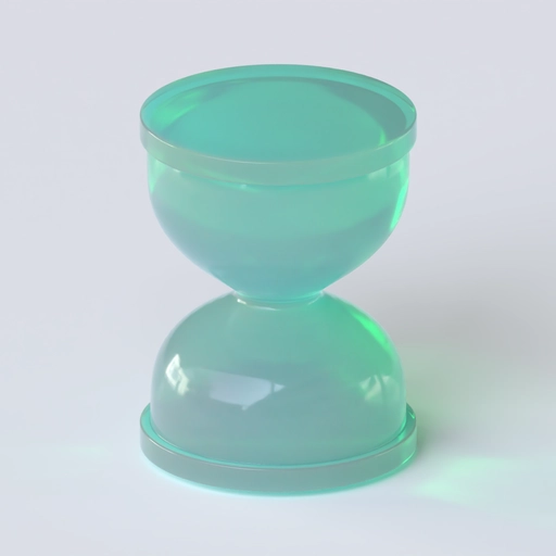 Hourglass Icon 3D model