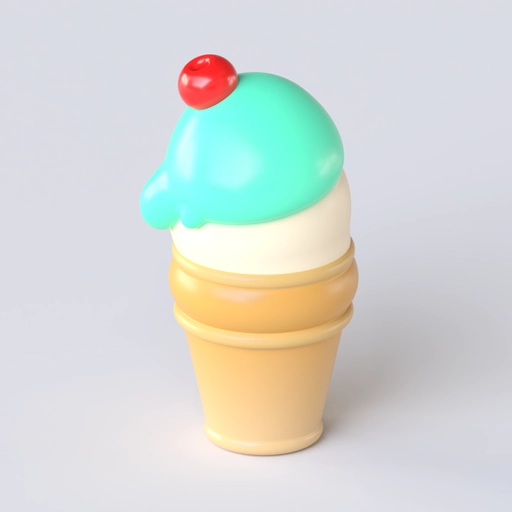 Ice Cream 3D model