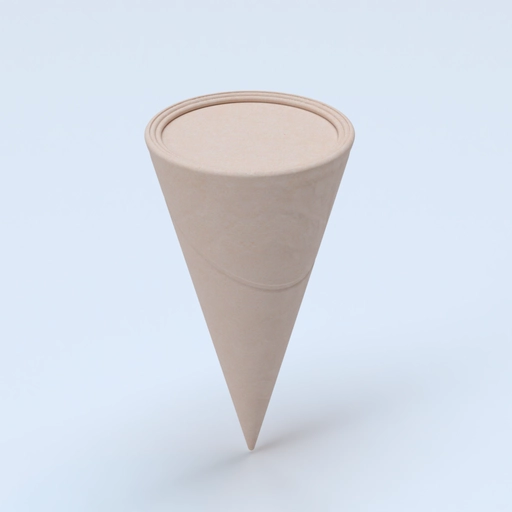 Ice cream cone mockup 604230 3D model