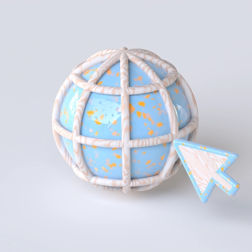 Internet Icon 4 3D model