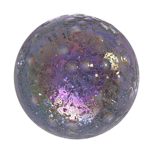 Iridescent Bubbles 3D material