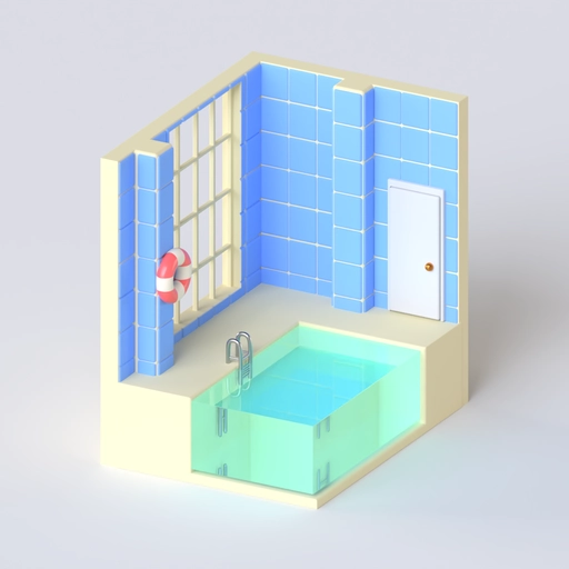 Isometric Pool 3D model