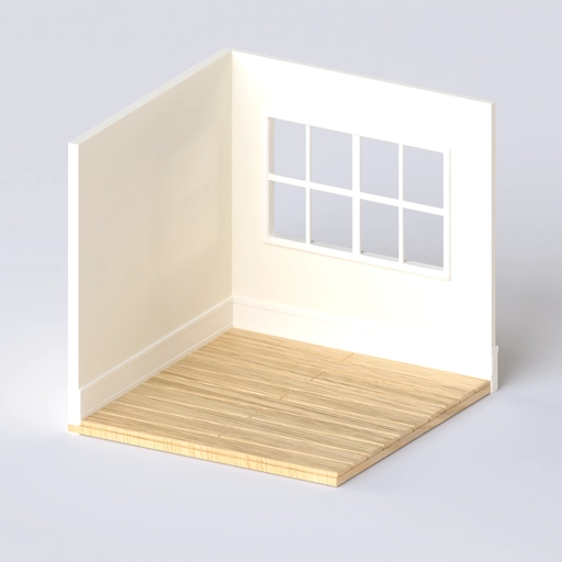 Isometric Room 2 3D model