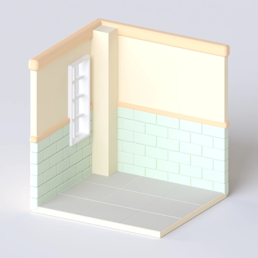 Isometric Room 3 3D model