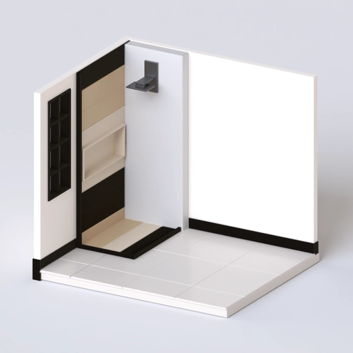 Isometric Room 4 3D model