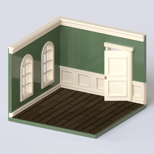 Isometric Room 5 3D model