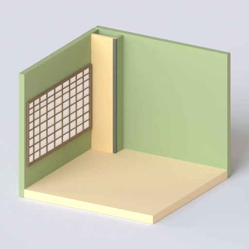 Isometric Room 7 3D model