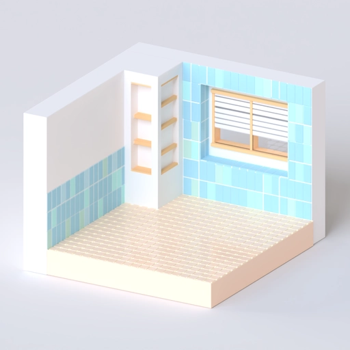Isometric Room 8 3D model