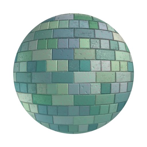 Jade Bricks 3D material