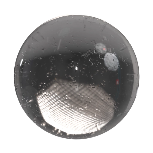 Knicked Clear Glass 3D material