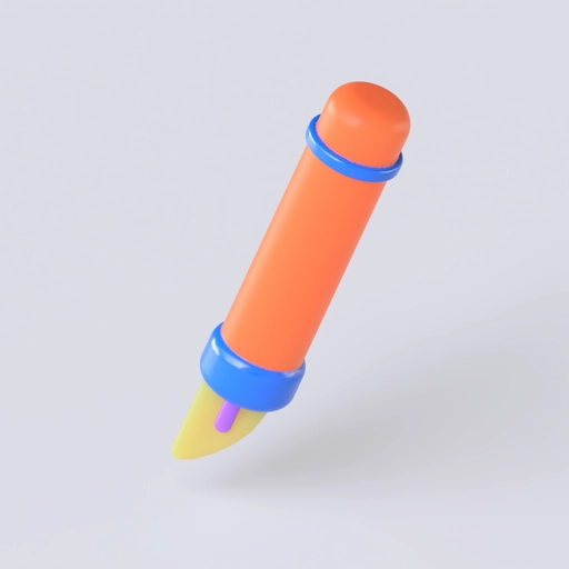 Knife Tool Icon 3D model