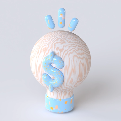 Lamp Icon 3D model