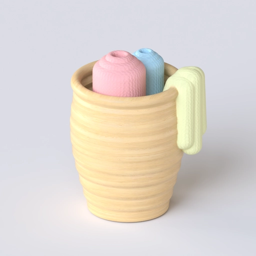 Laundry Hamper 3D model