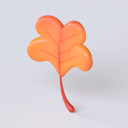 Leaf 1 3D model