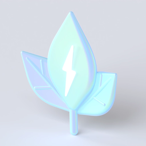 Leaves Icon 3D model