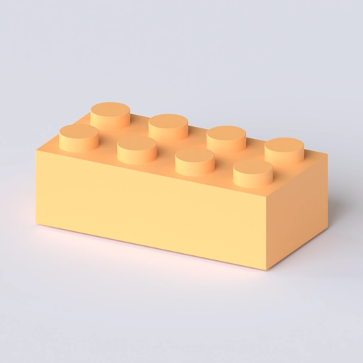 Lego 4x2 3D model